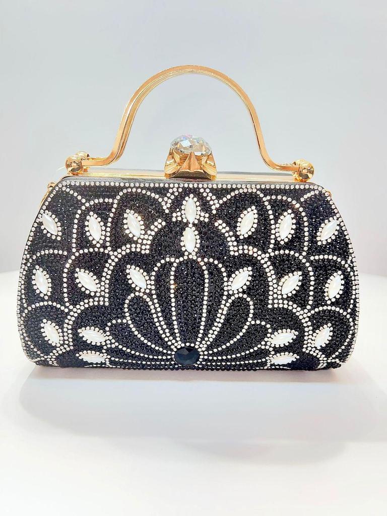 Glamouröse Strass-Abendhandtasche - Damen vielseitige Schulter- & Umhängetasche für Partys und Veranstaltungen