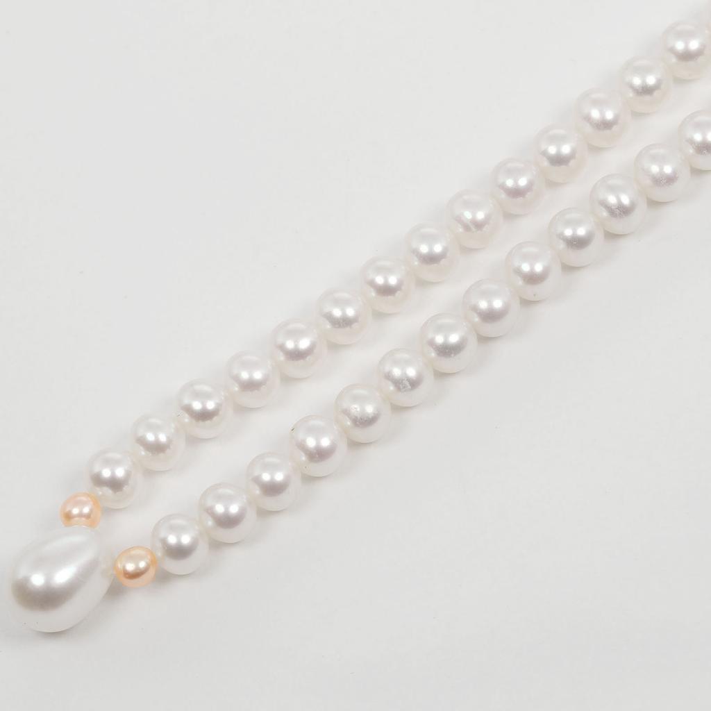TASAKI Necklace Pearl/K18 Gold 11.73g Women Used