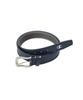 Champion Leather Belt with Embroidered One Accessory One Size Fits All Point, Golf, C3-BG701A, Men's, Navy,