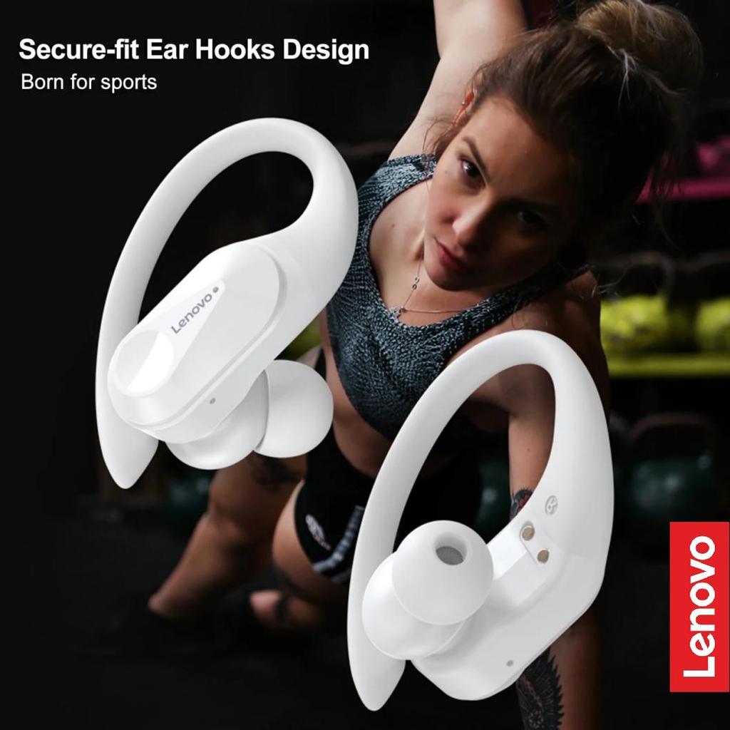 Lenovo LP75 TWS Sports Earphones Bluetooth 5.3 Wireless Headphones Waterproof HiFi Stereo Noise Reduction Earbuds with Mics