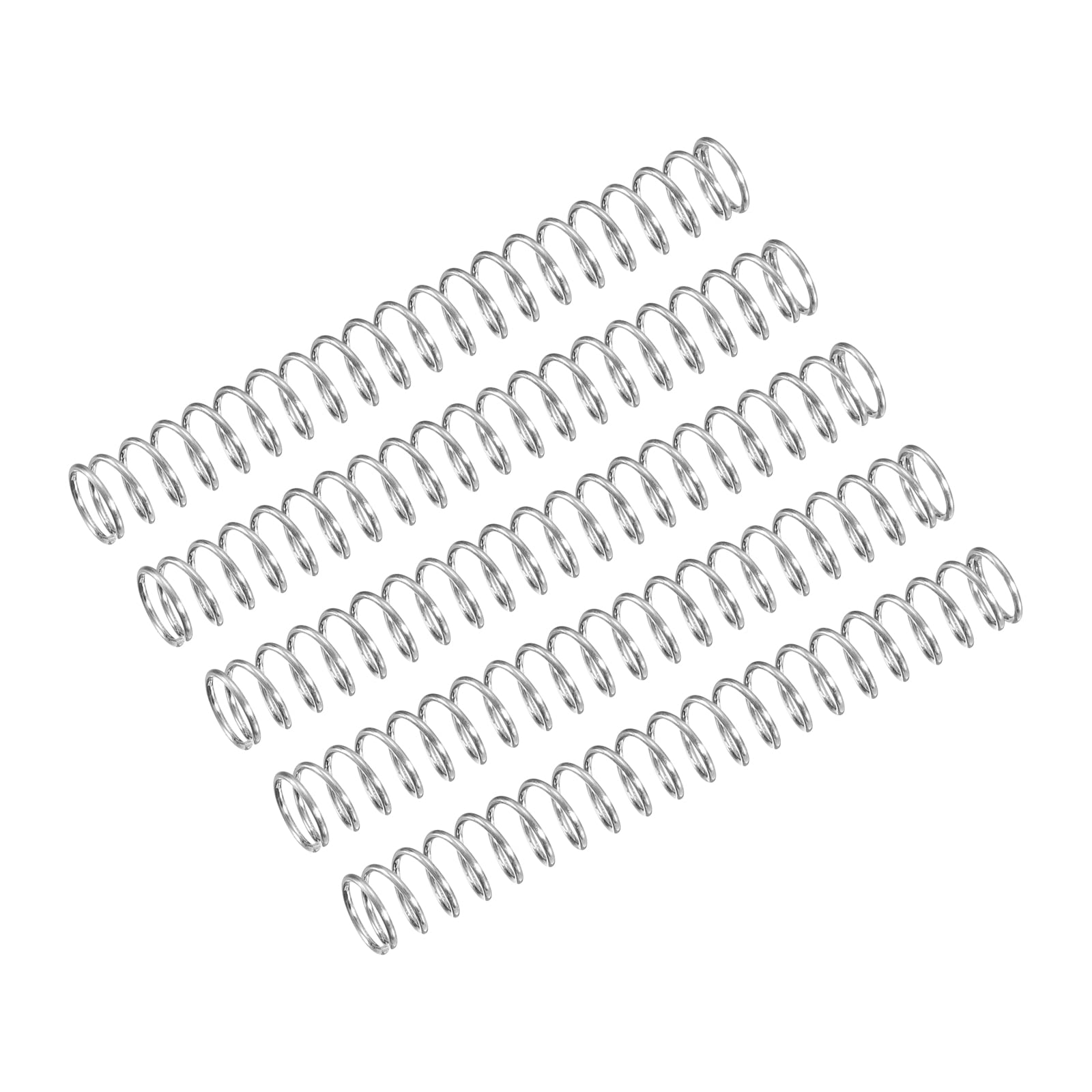

uxcell Compression Springs, 304 Stainless Steel, 0.2 inches (6 mm), OD Wire Diameter 0.02 6x0.6x50mm