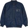 New MLB Puffer Jacket Unisex Marine Blue 3AJPB0151-50NYS