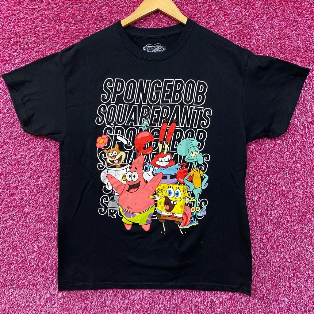 Nickelodeon Spongebob Squarepants Group Portrait T-Shirt Large