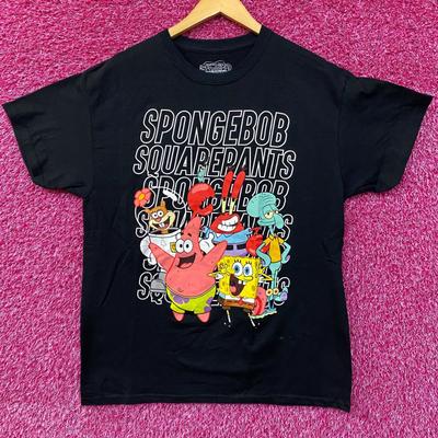 Nickelodeon Spongebob Squarepants Group Portrait T-Shirt Large