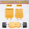 XT60 Upgrade 10 Pair XT60H Male Female Bullet Connectors with Sheath for RC Planes Car Lithium Battery