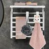 4Pcs Bathroom Shower Towel Holder Hanger Heated Radiator Rail Hooks Clips Storage Racks Clothes Scarf Hanger Hooks