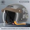 Unisex All-Season Electric Vehicle Helmet with Hidden Visor - Lightweight, Warm, & Safe for Autumn and Winter
