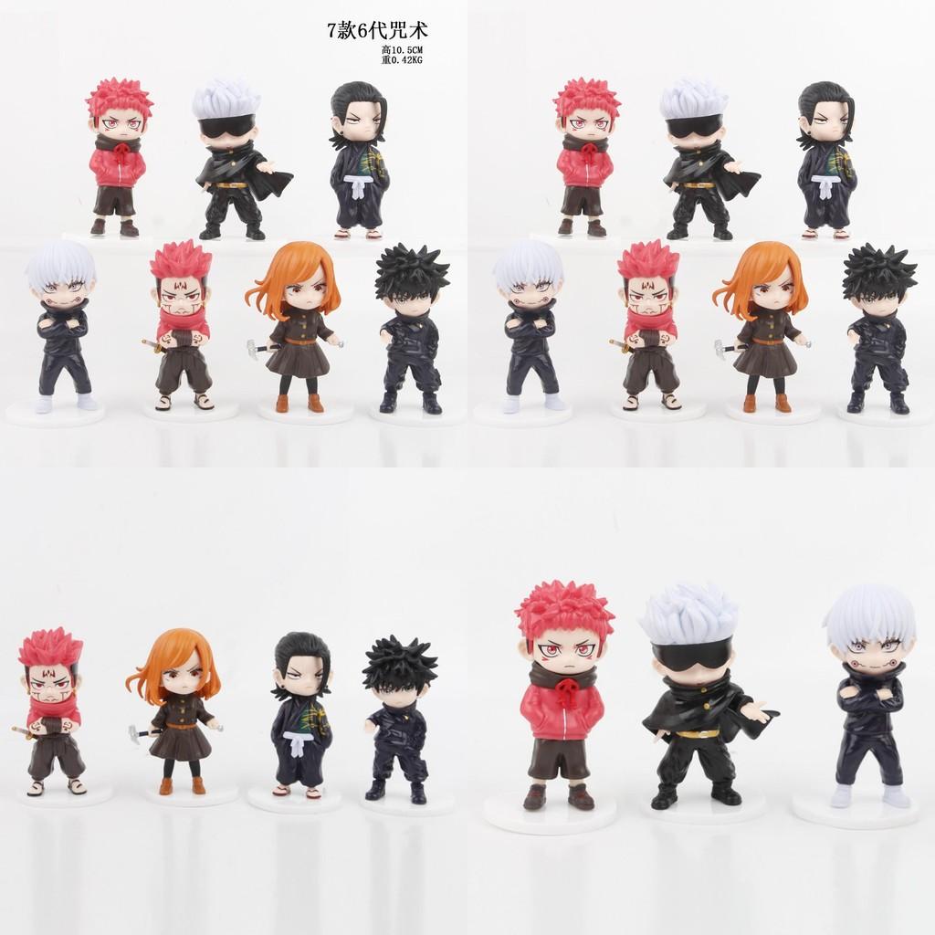 Adorable Jujutsu Kaisen Pvc Toy Figures Of Sukuna Itadori And Fushiguro For Collectors