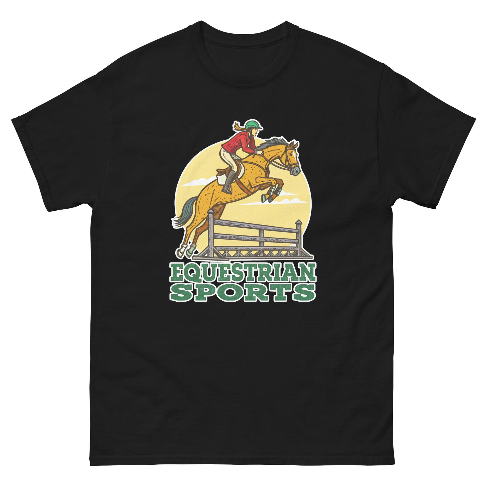 Конный спорт Спорт Активность Игра Футболка XXXXL