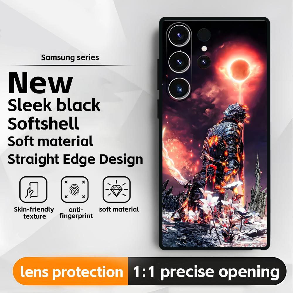 Classic Game DARK SOULS  Phone Case For Samsung Galaxy S26 S25 S24 S23 S22 S21 Plus Ultra Note20 Soft Black
