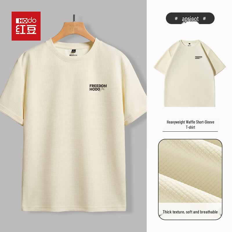 Hodo Men s Waffle Knit Short Sleeve T-Shirt 3XL