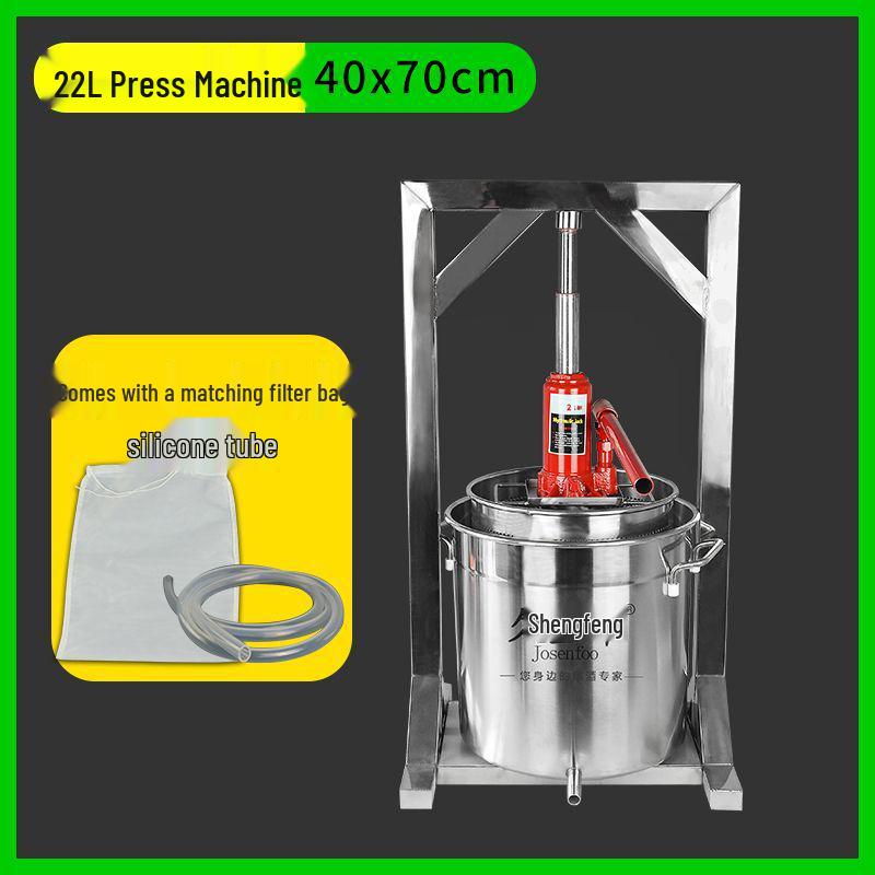 

Manual Stainless Steel Fruit Juice Press for Grapes and Rice Wine