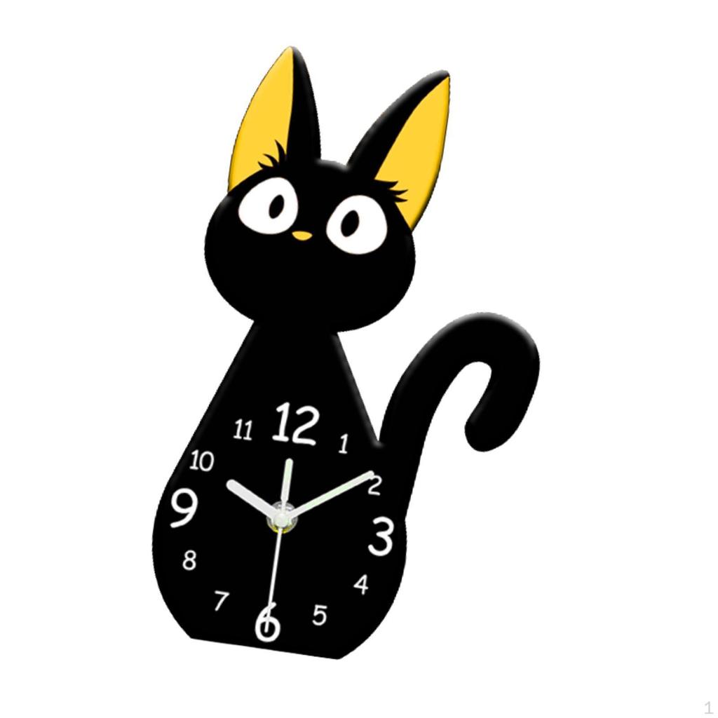 Table Clock Simple Elegant Animal Stylish Silent Decorative Desk Clocks for Living Room