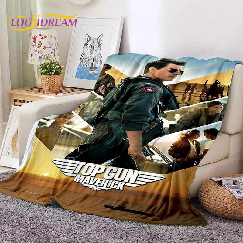 Top Gun Sign Tom Cruise Fighter Soft Flannel Blankets,Throw Blanket Comfortable Blanket for Picnic Beds Sofa Home Bedroom Gifts