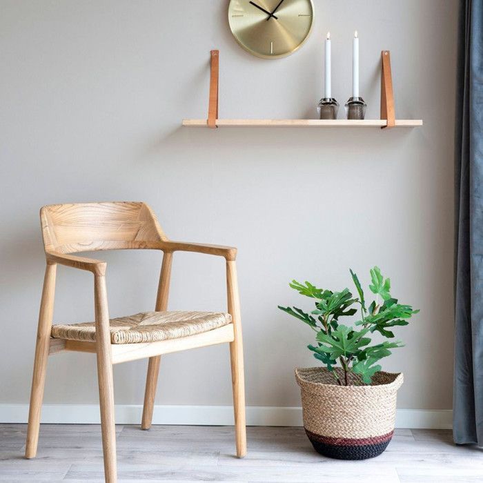 Horloge murale doré ronde en aluminium Ø 30 cm