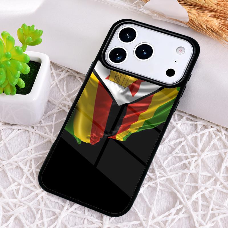 Zimbabwe Flag Shockproof Phone Case for iPhone 17 Air 16e 15 11 12 14 13 Pro Max Cover Coque