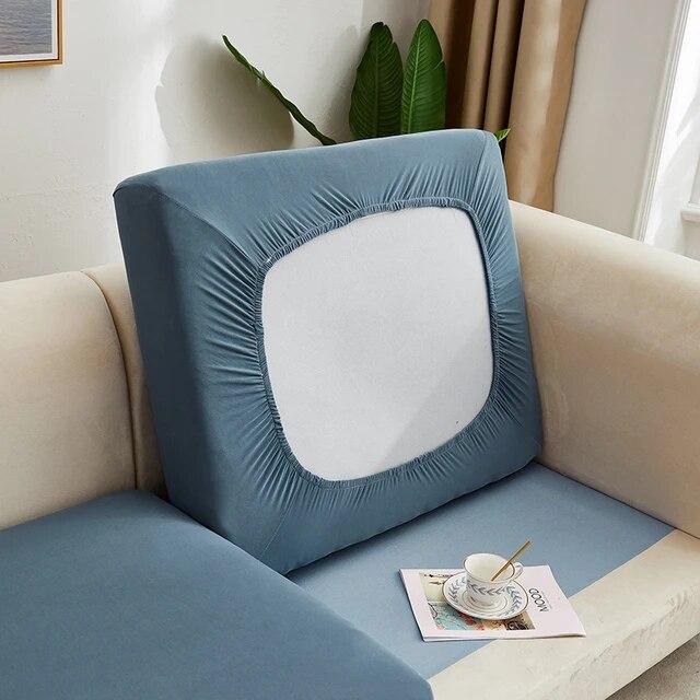 Sommer-elastischer Sofa-Kissenbezug für Möbelschutz, Sofa-Sitzbezüge, Haustiere, waschbar, Sofa-Kissenbezug, abnehmbar, Wohnzimmer