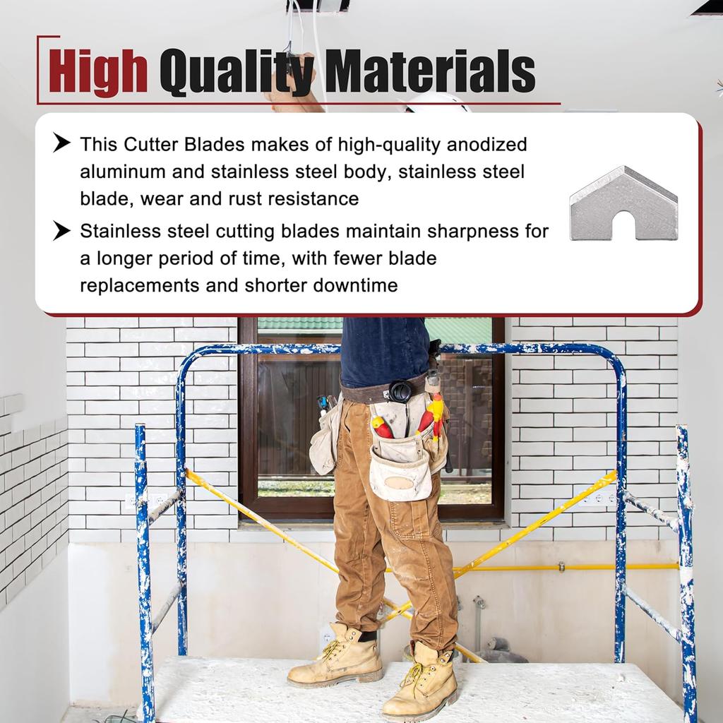 Replacement Drywall Taping Tool Cutter Blades, Set of 10