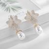 Exaggerated Earrings For Women XUYE Fashion Temperament Wedding Party Earings 2022 New Luxury Baroque Pearl Dangle Jewelry
