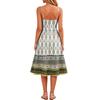 Sleeveless Adjustable Strap Dress with Pockets Casual Floral Print Midi Length Summer Dress for Women