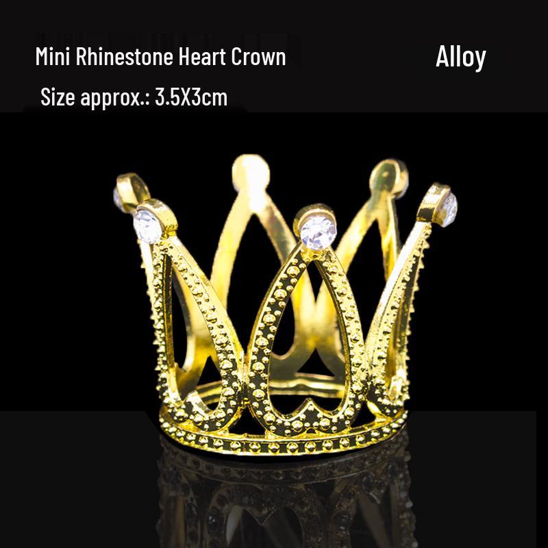 Queen Crown Cake Topper for Adults & Children - Gypsophila Pearl Birthday Decoration