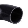 Silicone 2.5 To 2 Inch Id (63Mm To 51Mm) 90 Degree Elbow Reducer - Black