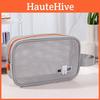 Stylish Urban Minimalist Travel Makeup Bag Mesh Beach Bag Large Capacity High Quality Orange