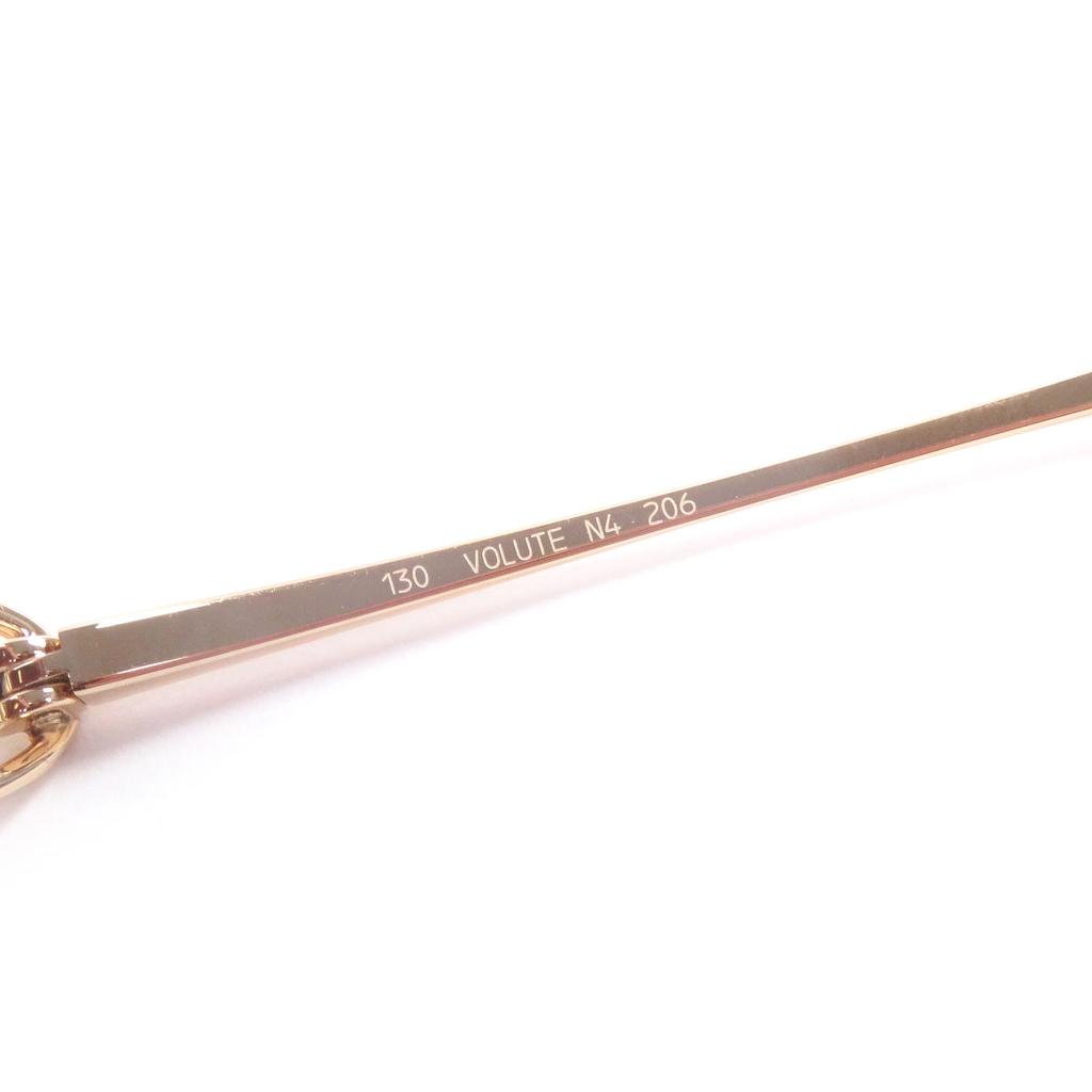 Uitstekende FRED zonnebril VOLUTE ovaal montuur goud heren Gebruikt