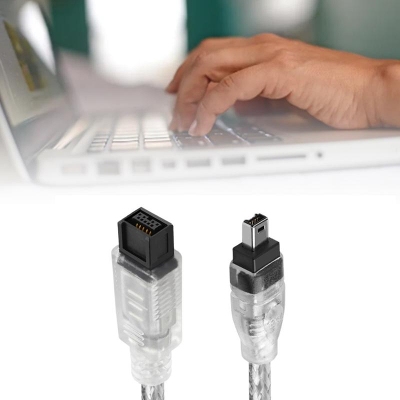 IEEE 1394 Firewire 800 to Firewire 400 Cable 9Pin Male to 4Pin Male Data Connector For Cameras Industrial Equipment