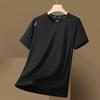 Short-sleeved T-shirt For Men, Loose Sports Top, Versatile Thin Half-sleeve Quick-drying Ice Silk T-shirt For Men