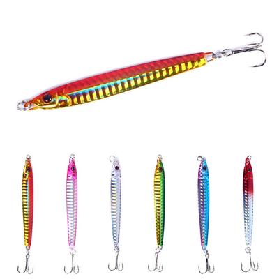 Vertikale Angelköder, Metallbleifisch-Jigs, Salzwasser-Kunstköder, Boot-Jigging-Köder