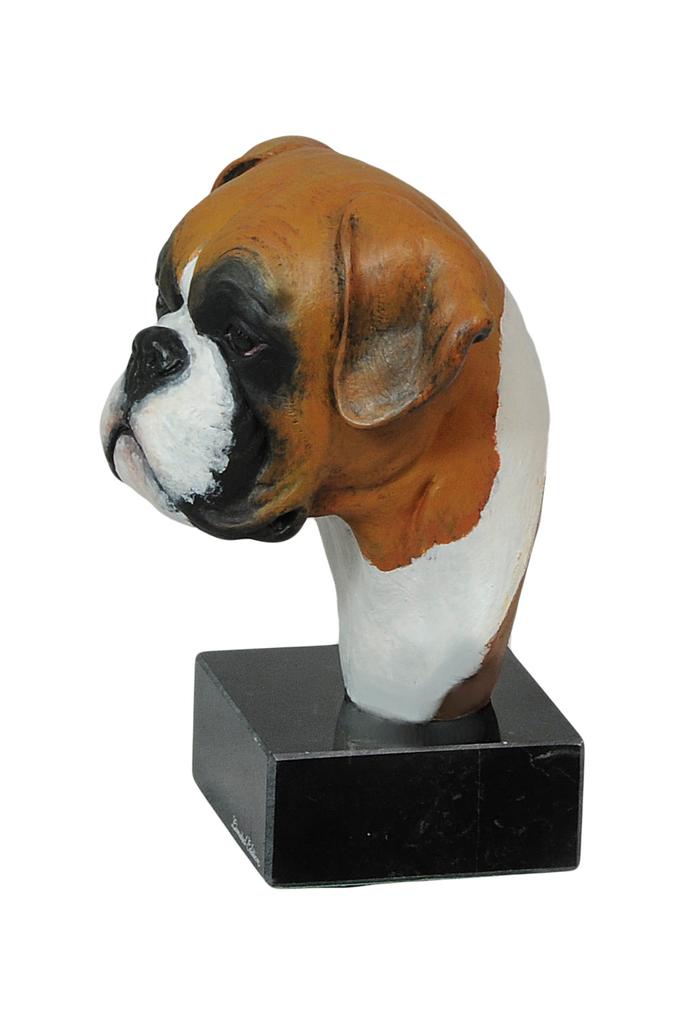 Boxer, German Boxer II - Painted Figurine, Statue, Figure, Made by the Artist, Brand Art-Dog