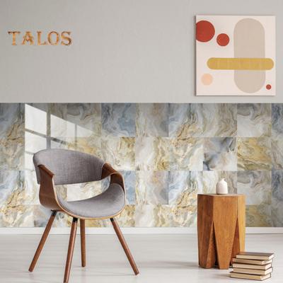 TDStore 10Pcs DIY Decro Self Adhesive Waterproof Marble Crystal Film Tile Wall Stickers