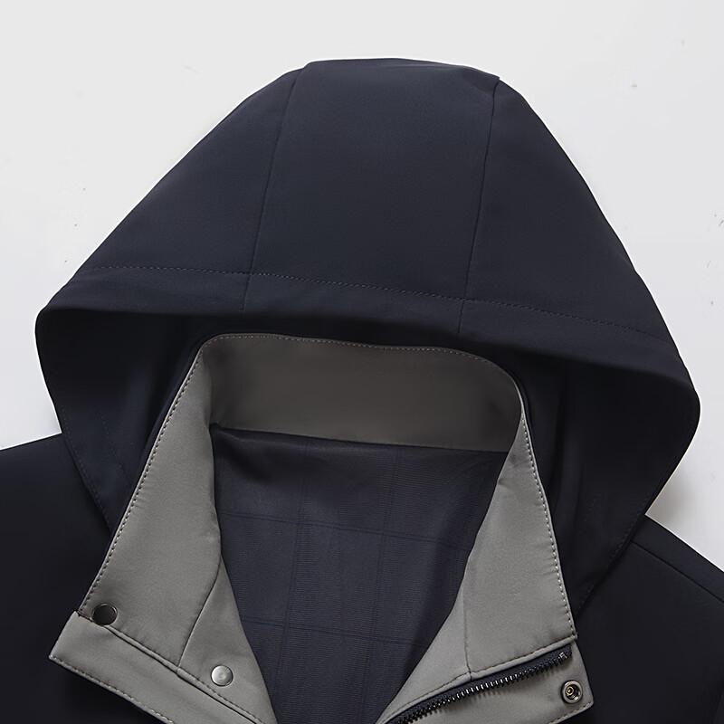 Men's Business Casual Hooded Jacket