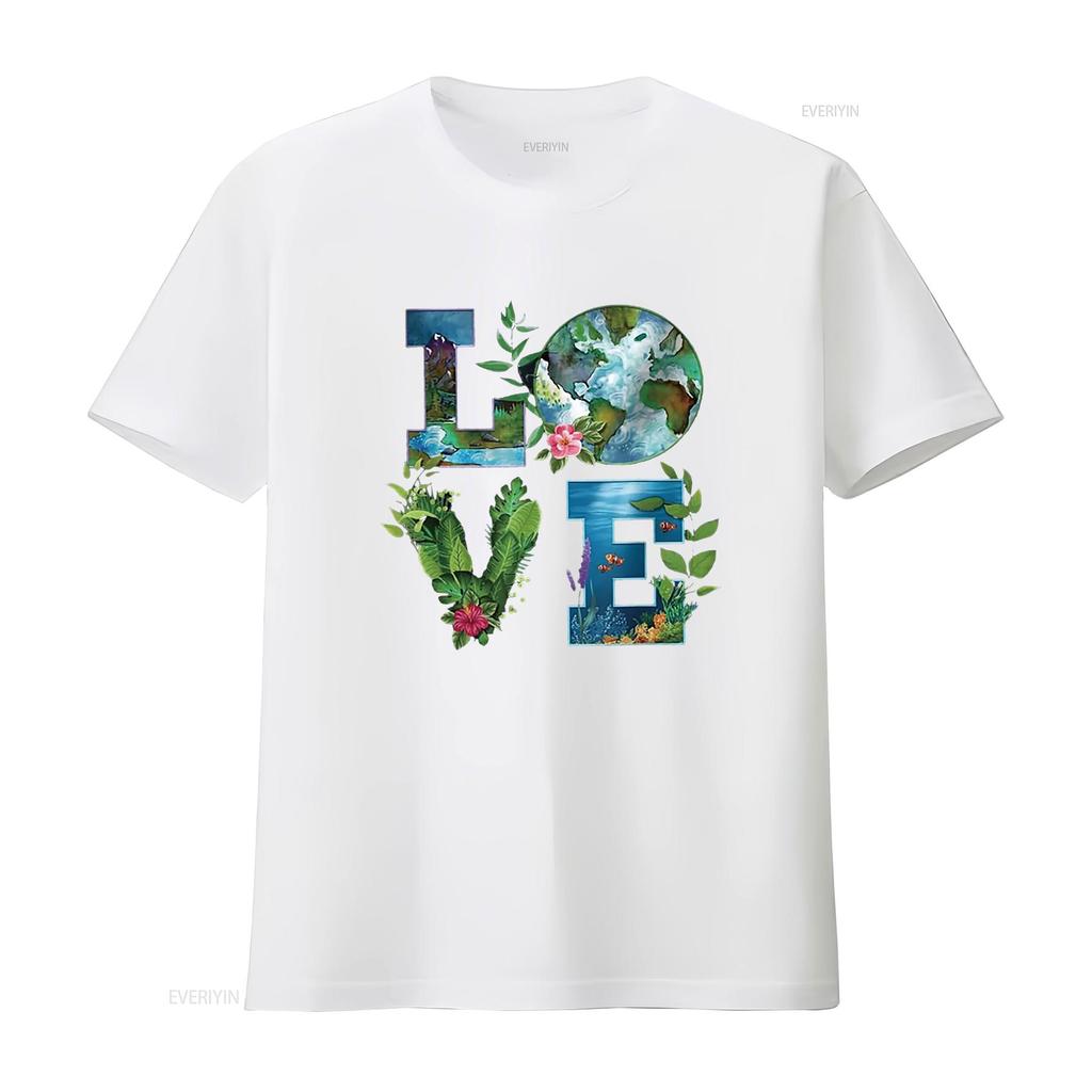 Earth Day Planet Anniversary Everyday T Shirt vintage Washed homme Top For Everyday Wear designer clothes Breathable fashion