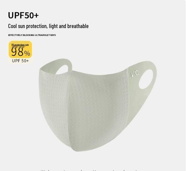 Ice Silk Women's Sunscreen Mask: UV Protection, Breathable, Stylish Design, Protects Eye Corners, 2024 Edition