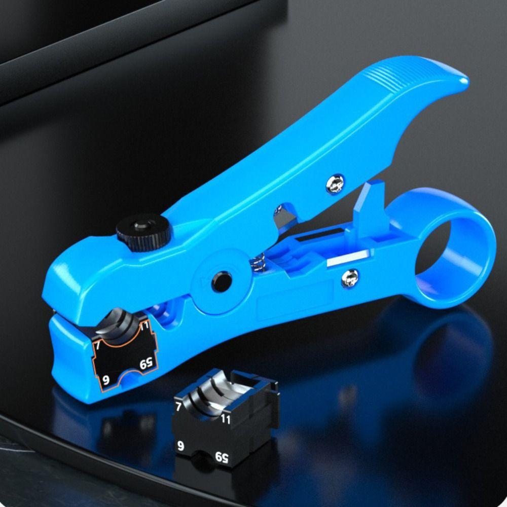 UTP/STP RG59 RG6 RG7 RG11 Cable Wire Pliers Multi-functional Coaxial Stripping Pliers Round Cable