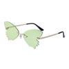 Transparent Sunglasses Women's Diamond Butterfly Sunglasses