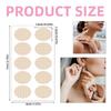 10-500 Patches Nude/Transparent Earlobe Support Stickers For Prevent Stretched Or Torn Protective Relieve Strain Daily Wear
