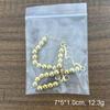 18K Gold Fade-Resistant Stainless Steel 5mm Beaded Unisex Wave Bracelet - Perfect Birthday Symbol Gift