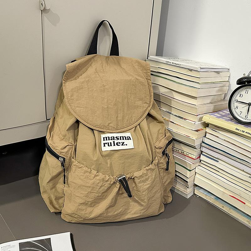 Backpack Women's Large Capacity New Casual Canvas Student School Bag Outdoor Mountaineering Bag Travel Backpack