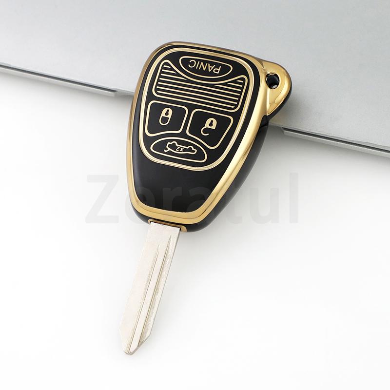 For Jeep Wrangler Compass Patriot Liberty For Chrysler 300 Pt Dodge Jcuv Caliber Nitro Caliber Pacifica Tpu Car Key Case Cover