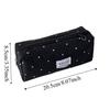Large Capacity Y2k Dots Pencil Case Desktop Storage Cloth Stationery Bag  Office