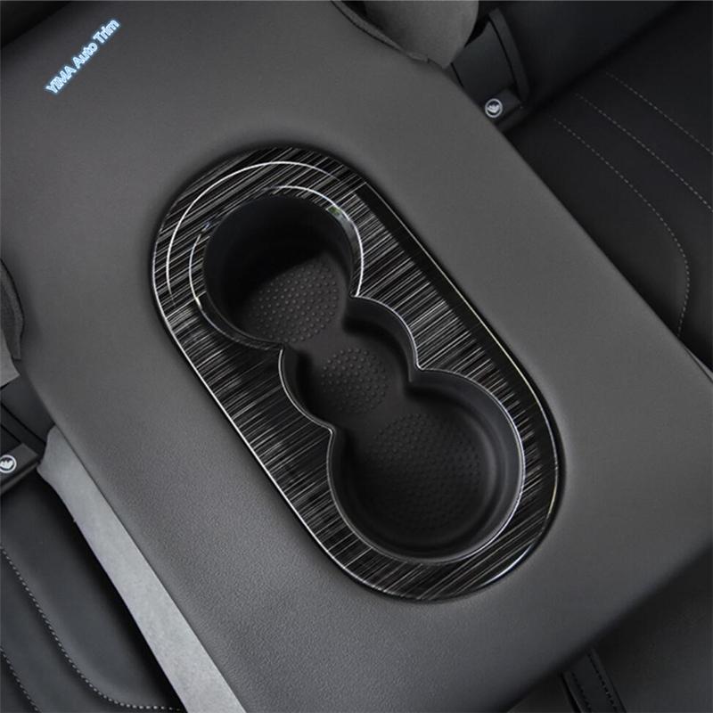 Water Cup Holder / Air Conditioning Outlet AC Vent / Rear Trunk Button Cover Trim Fit For VW Volkswagen ID.4 ID4 - 2025