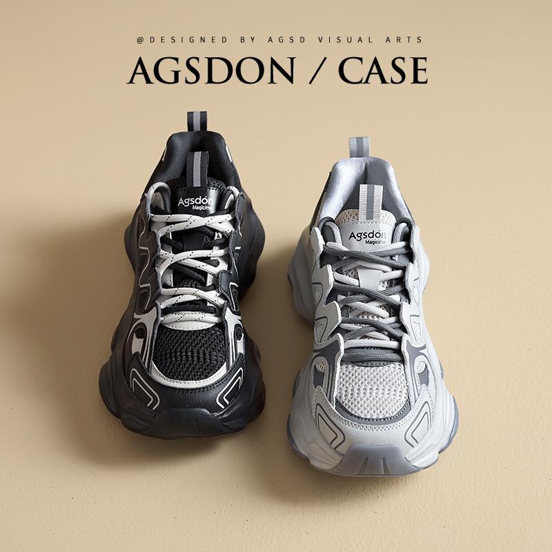 Augustine Daddy Shoes Women's 2025 Summer New Fashion Platform Sneakers Muffin Small Casual Shoes Tide