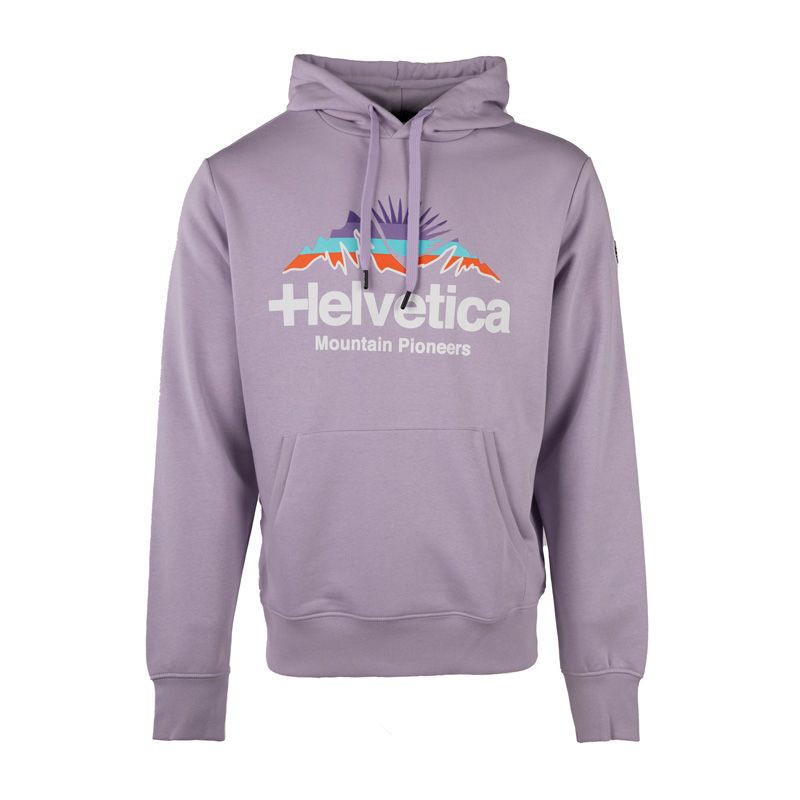 

Толстовка с капюшоном paco Мужская HELVETICA XS пастельный фиолетовый