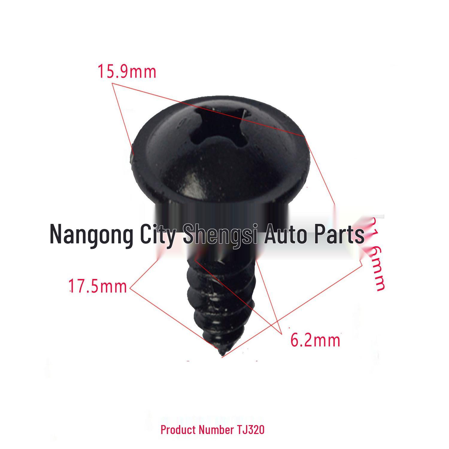 

Car Fender Self-Tapping Screw Clip and Trim Fixing Buckle 10,000 Units