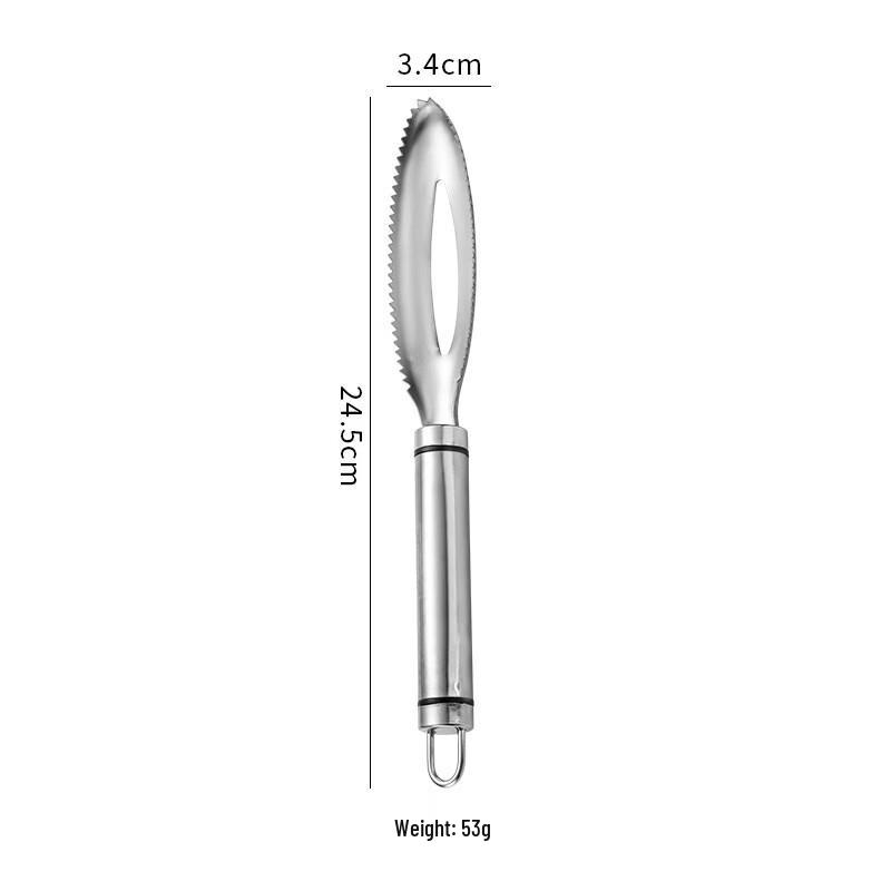 304 Stainless Steel Double-Row Fish Scaler
