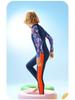 Boys' UPF50+ Long-Sleeve Quick-Dry Swimsuit for Training & Hot Springs