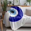 Evil Eye Symbol Art Print Blanket, Sofa,Bedroom,Bed Home Office Nap Blanket ,Funny gift Thermals,Travel Blankets